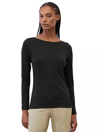 MARC O'POLO | T-shirt à manches longues | schwarz